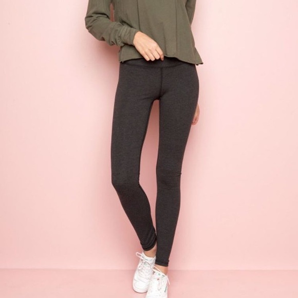 Brandy Melville Pants - SOLD New Brandy Melville Dark Grey Jaycee Legging